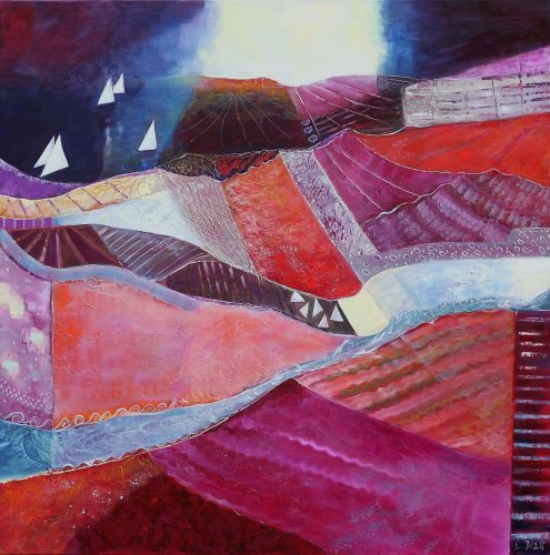 Vers la lumière - 100x100cm