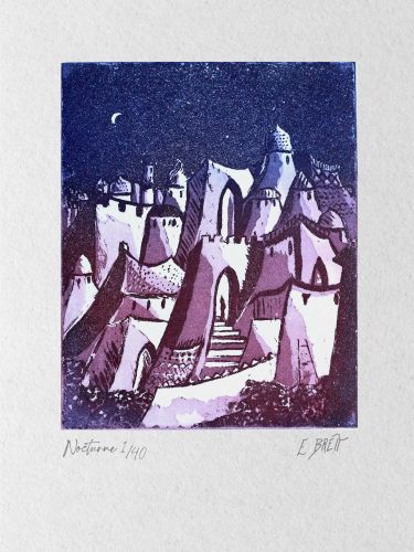 Nocturne - 12x15cm (gravure au sucre et aquatinte)